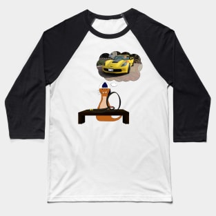 Oliver The Otter’s Day Dream Baseball T-Shirt